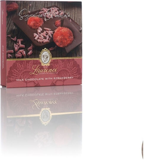 Laurence - Galerie de Chocolat Signature Σοκολάτα Γάλακτος Φράουλα 100gr