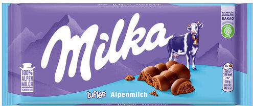 Milka Chocolate Bubbly Milk 90g 3-40183