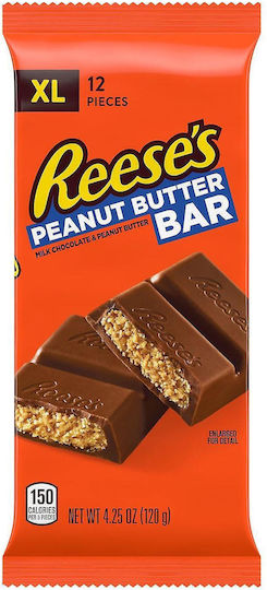 Reese's XL Peanut Butter MILK Chocolate Ciocolata Lapte Cu unt de arahide crocant 120gr 12buc