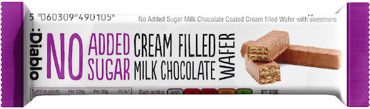 Diablo Wafer Milch Zuckerfrei 30gr 1Stück