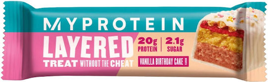 Myprotein Layered Treat Μπάρα με 23% Πρωτεΐνη & Γεύση Peanut Butter 60gr