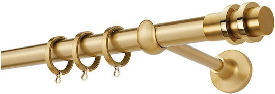 Zogometal Μεταλλικό Κουρτινόξυλο Pr4116 Φ25mm