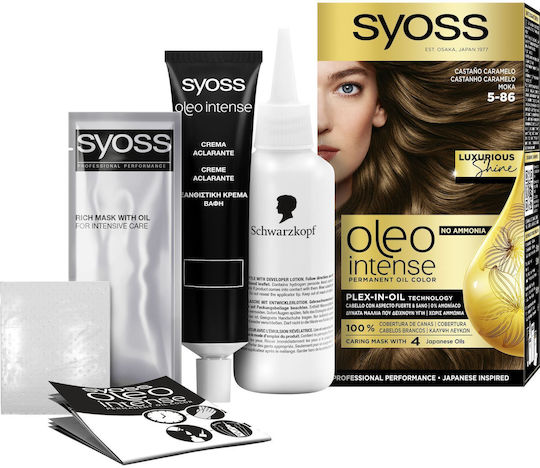 Syoss Oleo Intense Боя За Коса Без Амоняк 5-86 Мока 50ml