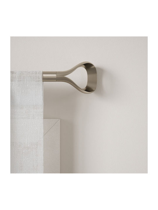 Umbra Extendable Metallic Curtain Pole Loop Single Φ25mm 305-305cm Metallic