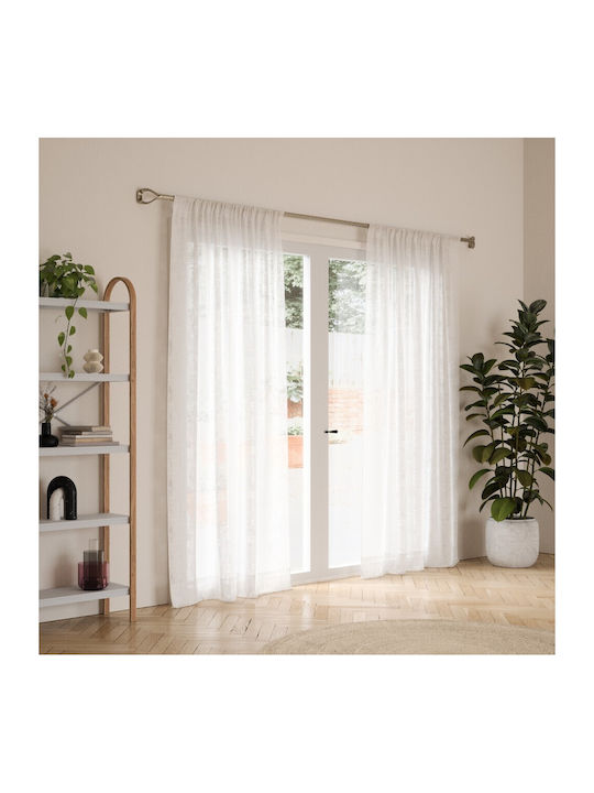 Umbra Extendable Metallic Curtain Pole Loop Single Φ25mm 305-305cm Metallic