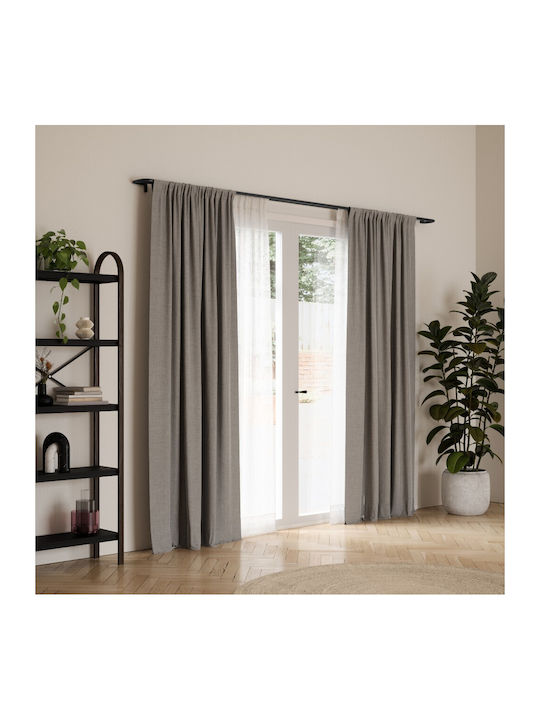 Umbra Extendable Metallic Curtain Pole Twilight Double Single Φ19mm 168-365cm Metallic
