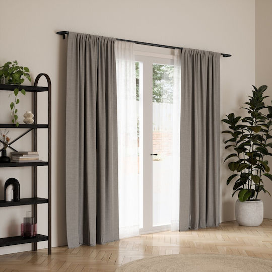 Umbra Ausziehbare Metallische Vorhangstange Twilight Double Einzeln Φ19mm 168-365cm Metallisch