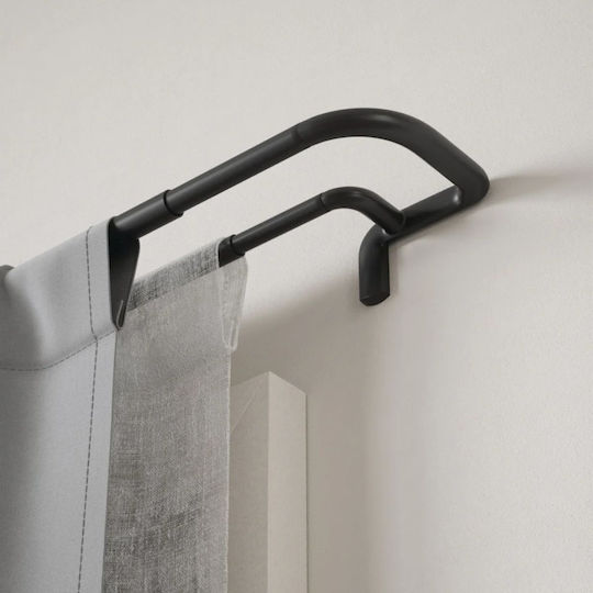 Umbra Ausziehbare Metallische Vorhangstange Twilight Double Einzeln Φ19mm 168-365cm Metallisch