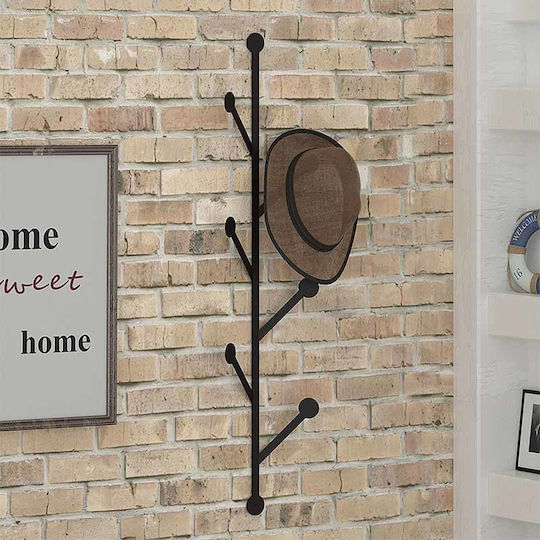 Megapap Ponpon Μεταλλική 6 Θέσεων 22x5x94cm Megapap Ponpon Μεταλλική 6 Θέσεων 22x5x94cm