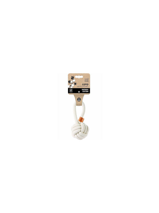 M-pets Παιχνίδι Σκύλου Σχοινί Coto White Loop Ball 8cm M-pets Παιχνίδι Σκύλου Σχοινί Coto White Loop Ball 8cm