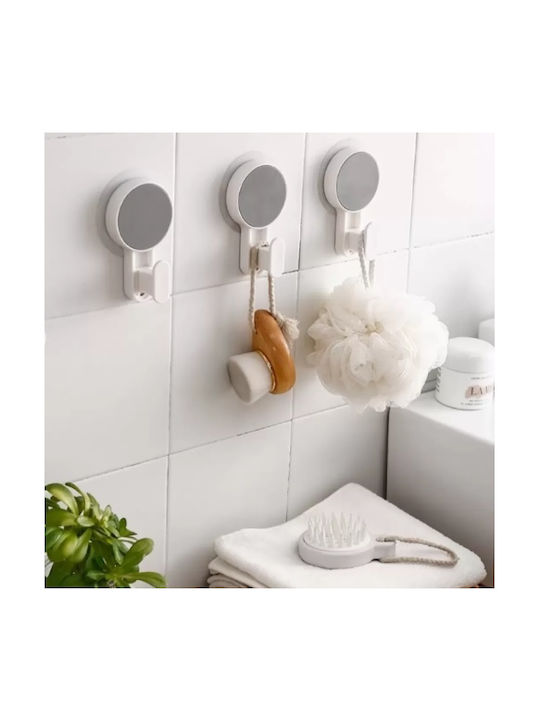 Tpster Plastic White Wall Hanger 11x7cm