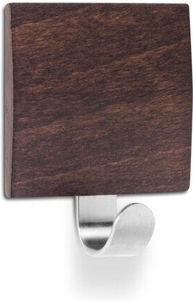 Inofix Стенна Закачалка От Стомана И Дърво 45x51x22mm 2320 Метална Венге 4.5x2.2x5.1cm