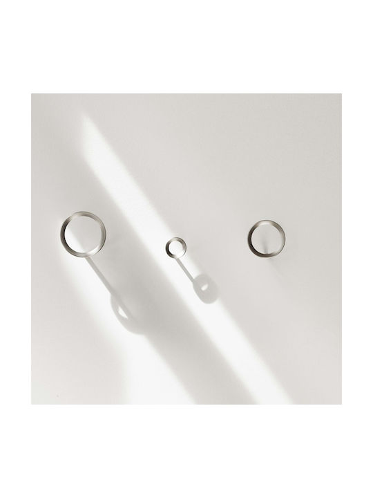 Normann Copenhagen Metal Wall Hanger Red 4.4cm 1pc
