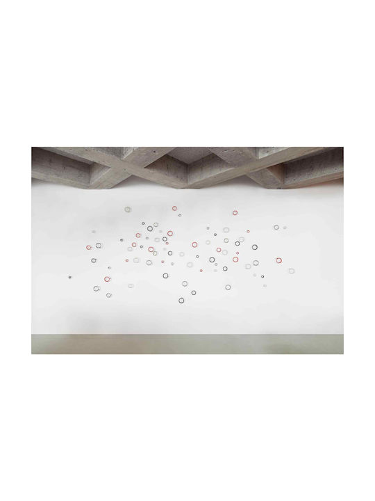 Normann Copenhagen Metal Wall Hanger Red 4.4cm 1pc