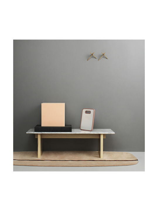 Normann Copenhagen Κρεμάστρα Τοίχου Ξύλινη Μπεζ 15.5x14.5x12.5cm 2τμχ