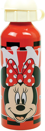 Disney Minnie Mouse Παιδικό Παγούρι Minnie Αλουμινίου 520ml