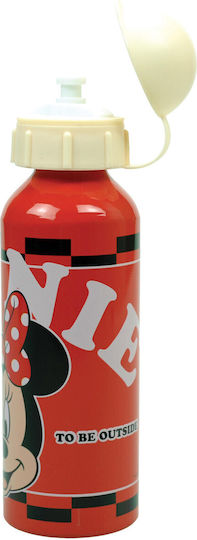 Disney Minnie Mouse Παιδικό Παγούρι Minnie Αλουμινίου 520ml