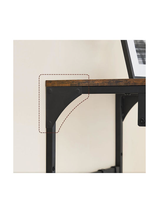 Agățătoare De Perete Metalică Cu 8 Compartimente Gri 40x24x24cm