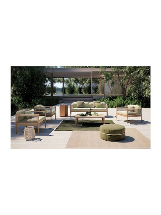 Casa Vogue Waterproof Gray Ponente Bean Bag Chair 90x90x40cm