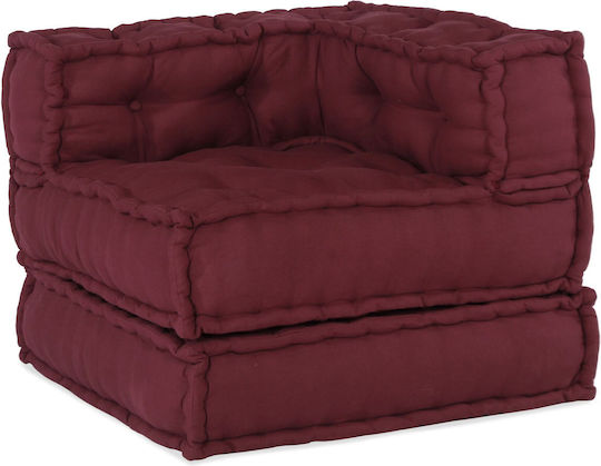 Bean Bag Chair Waterproof Burgundy 140x70x54cm