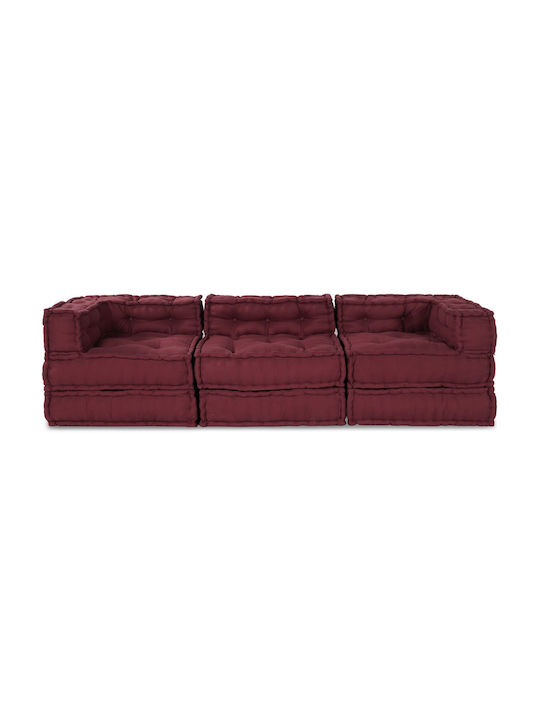 Πουφ Sofa Burgundisch 140x70x54cm