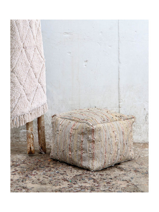 Πουφ Μαξιλάρα Ascari Πολύχρωμη 45x45x30cm