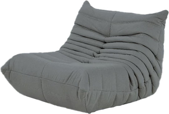 Πουφ Sessel Togo Gray 70x103x70cm
