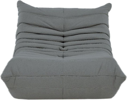 Πουφ Sessel Togo Gray 70x103x70cm