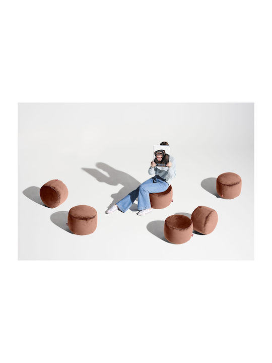 Fatboy Point Velvet Recycled Pink Quartz Bean Bag Chair