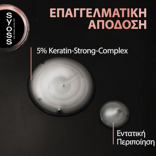 Syoss Keratin Perfection Σαμπουάν Αναδόμησης/Θρέψης & Λείανσης για Όλους τους Τύπους Μαλλιών 750ml