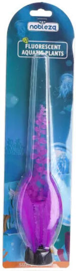 Nobleza Artificial Purple Plant Fluorescent Effect 18.5x6cm Nobleza
