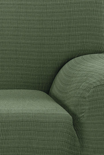Mc Decor Akari Ελαστικό Κάλυμμα Τριθέσιου Καναπέ Πράσινο 170εκ.