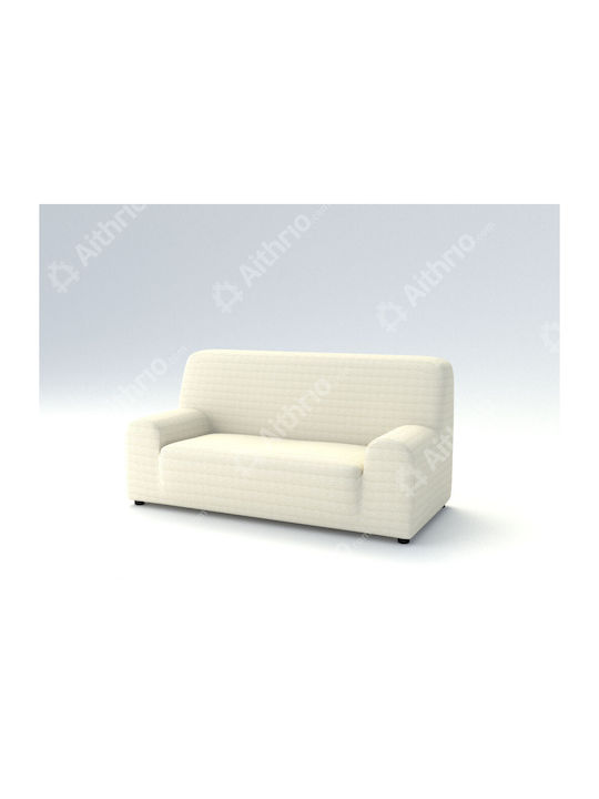 Aithrio Alaska Elastische Abdeckung für Vier-Sitzer-Sofa Ivory 1Stück Alaska-Prosarmogis-Ιβουάρ-Τετραθέσιος