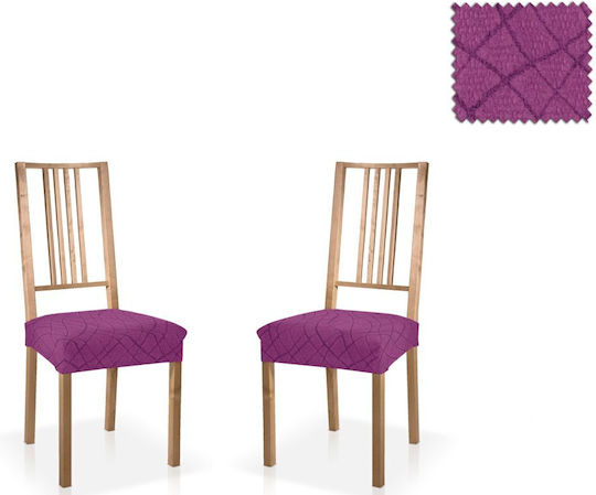 Mc Decor Waves Husă Elastică Scaun Violet 40εκ. 2buc MCL.EL.WAVES.KK-MVB