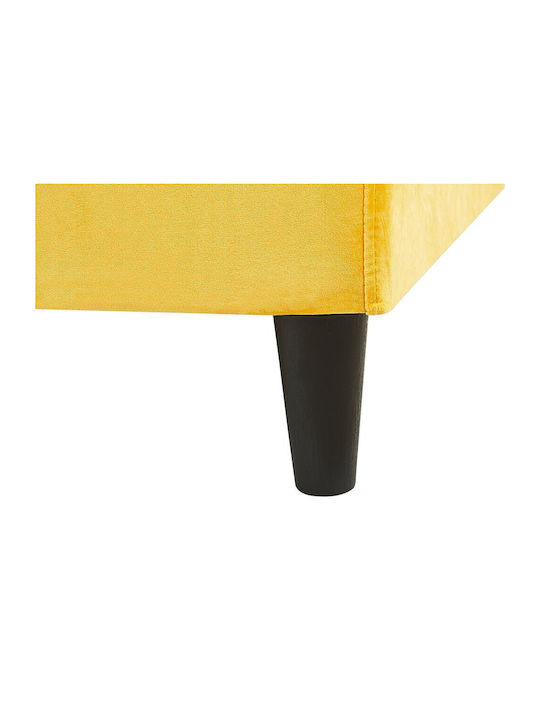 Beliani Fitou Elastic Cover for Armchair Yellow 180x200cm 1pcs 214047