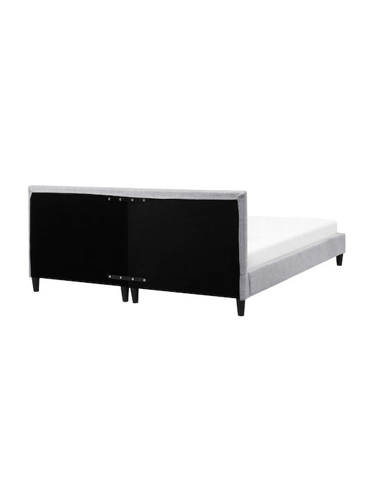 Beliani Ελαστικό Κάλυμμα Πολυθρόνας Γκρι 180x200cm