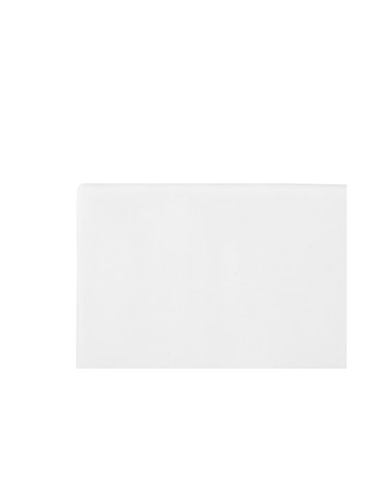 Beliani Ελαστικό Κάλυμμα Πολυθρόνας Λευκό 160x200cm