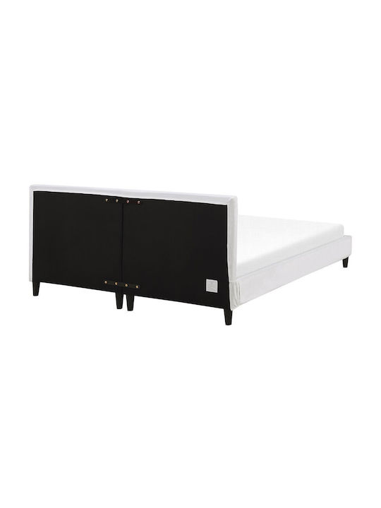 Beliani Fitou Ελαστικό Κάλυμμα Πολυθρόνας Λευκό 180x200cm