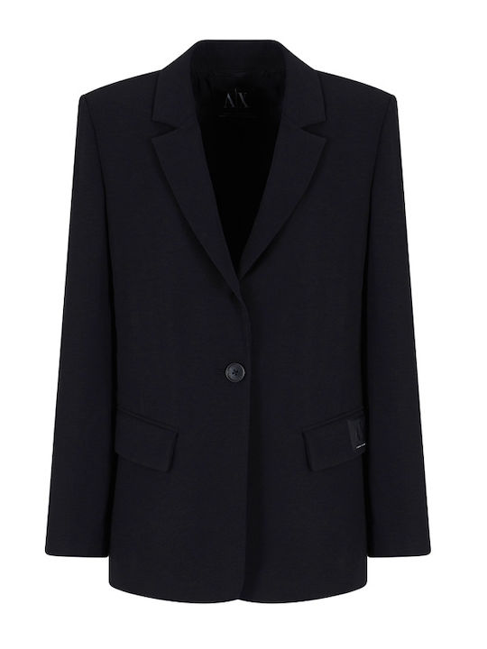 Armani Exchange Long Women's Blazer Black