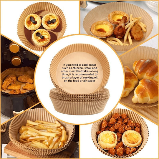Viosarp Αντικολλητικά Χαρτιά για Air Fryer 16x16εκ. 50τμχ