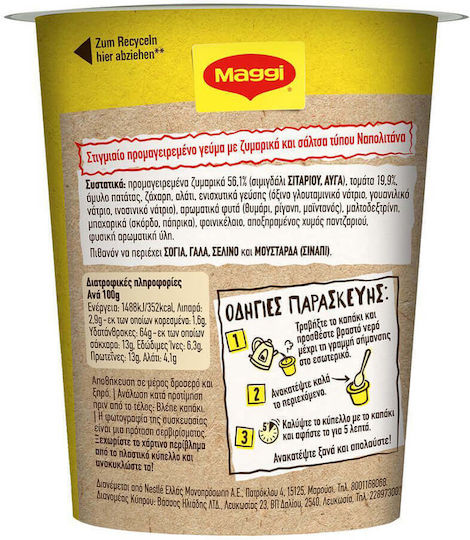 Maggi Teigwaren Pasta Cup Napoli 1Stück