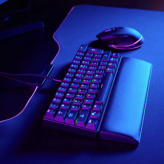 URage Exodus 760 Mini Οπτικό Gaming Πληκτρολόγιο 60% με Outemu Red διακόπτες και RGB φωτισμό (Αγγλικό US)