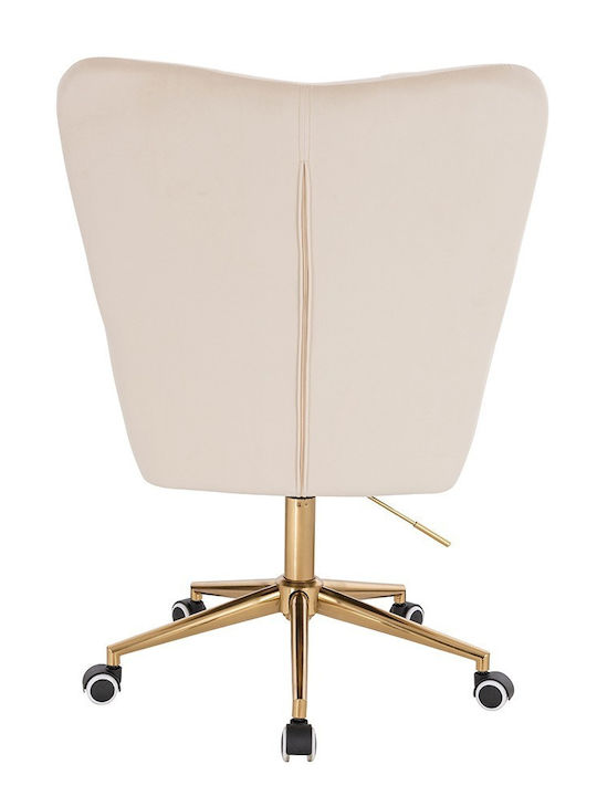 Chair Visitor Velvet in Beige Color 65xx 1pcs