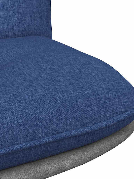 Rotating Armchair Visitor in Blue Color 67x72x83cm 1pcs