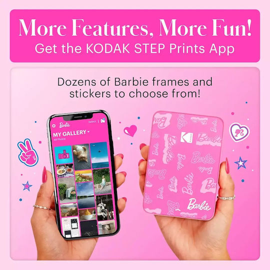Kodak x Barbie Zink Εκτυπωτής για Φωτογραφίες με Bluetooth