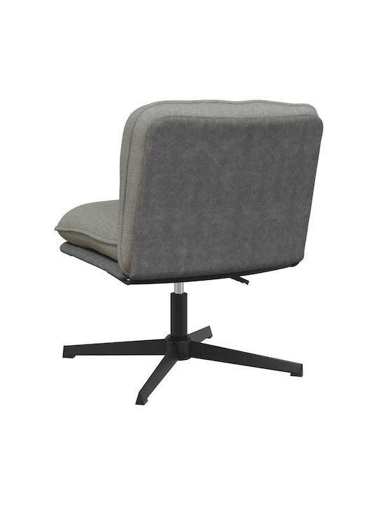 Rotativă Fotoliu Vizitator în Culoare Gri 67x72x83cm 1buc