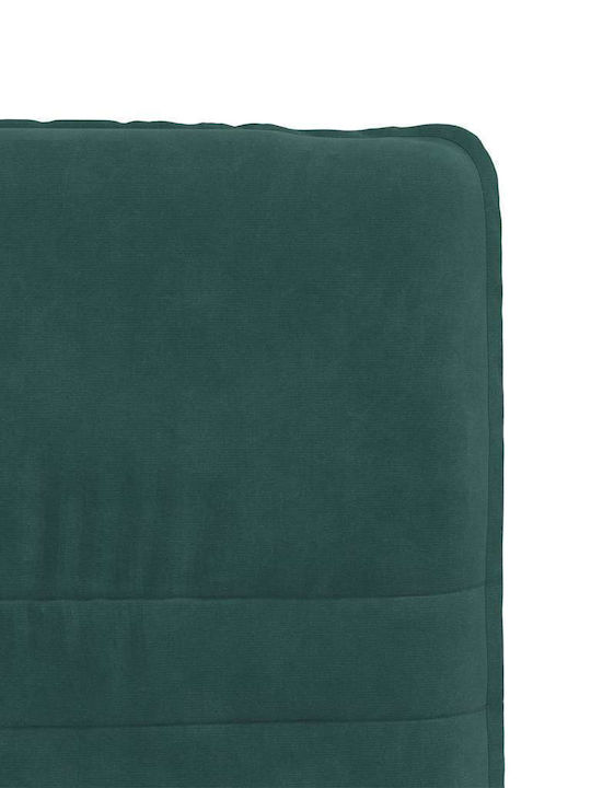 Vidaxl Esszimmerstuhl Dunkelgrün Samt 44x50x74-84 cm 1 Stück
