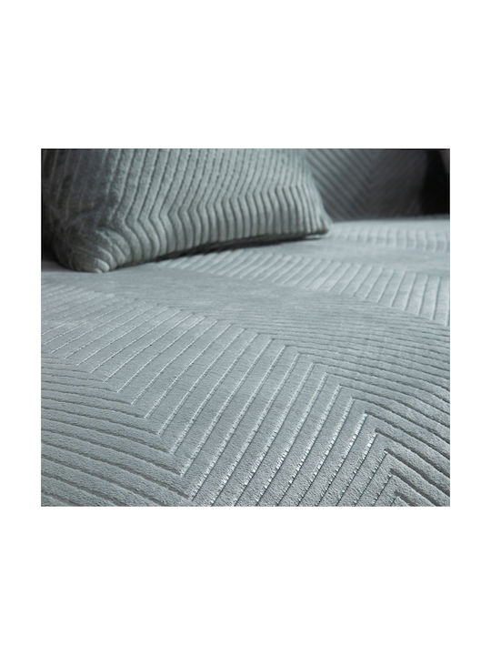 Nef-Nef Homeware Sofa Cushion Dakari Fleece Green 45x45cm.