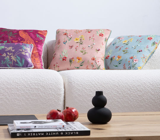 Декоративна Възглавница Пълнеж Awesome Garden Aqua Nef-nef Homeware 45x45 Полиестер
