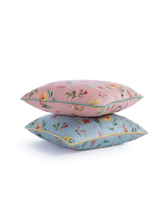 Μαξιλάρι Διακοσμητικό Γέμιση Awesome Garden Aqua Nef-nef Homeware 45x45 Πολυέστερ